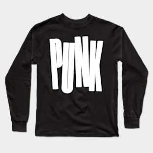 bold punk logo Long Sleeve T-Shirt